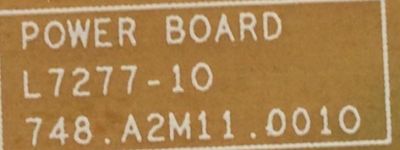 FUENTE PARA  MONITOR DELL / NUMERO DE PARTE 755.A2M04.0003 / 748.A2M11.0010 / L7277-10 / 34220462 / I707P25911 / PANEL W270HIAP1 / MODELO U2719DT - Imagen 4